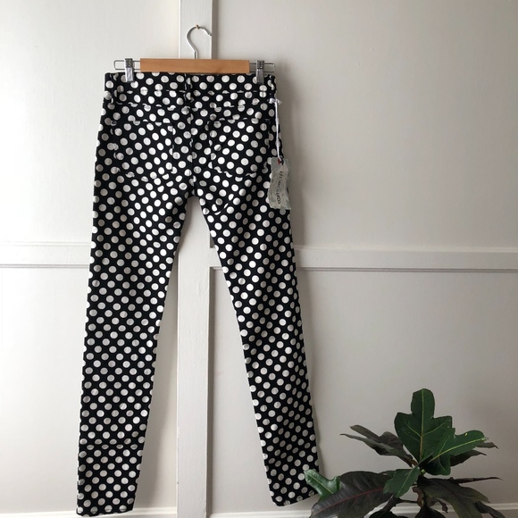 BOGO50% Ettiene Marcel Polka Dot Jeans - Picture 6 of 8